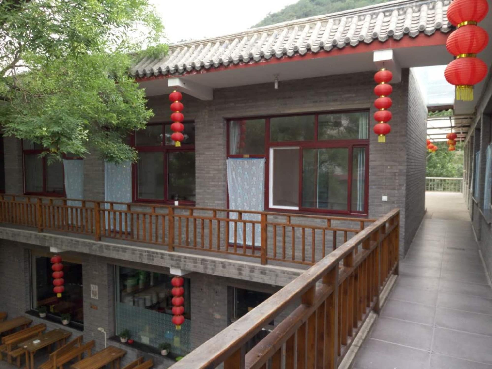 Beijing Great Wall XI Shui Yu Cun Li Bao Zhong Homestay Xinying Bagian luar foto